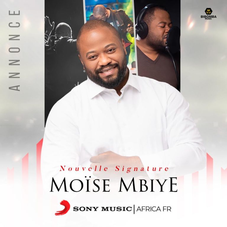 Sony Music Africa annonce la signature de Moïse Mbiye