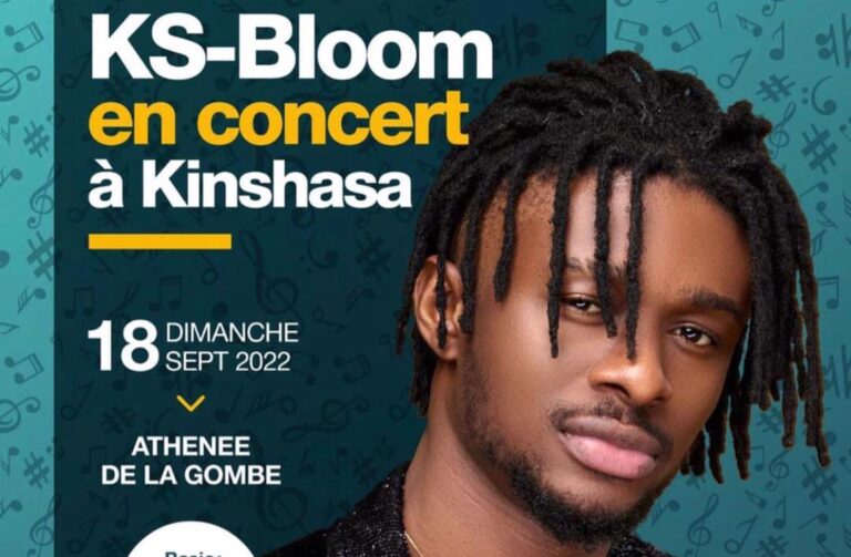 Ks Bloom en concert pour la première fois à kinshasa