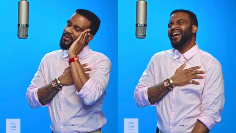 Fally Ipupa se livre en performance chez Colors Studio (VIDÉO)