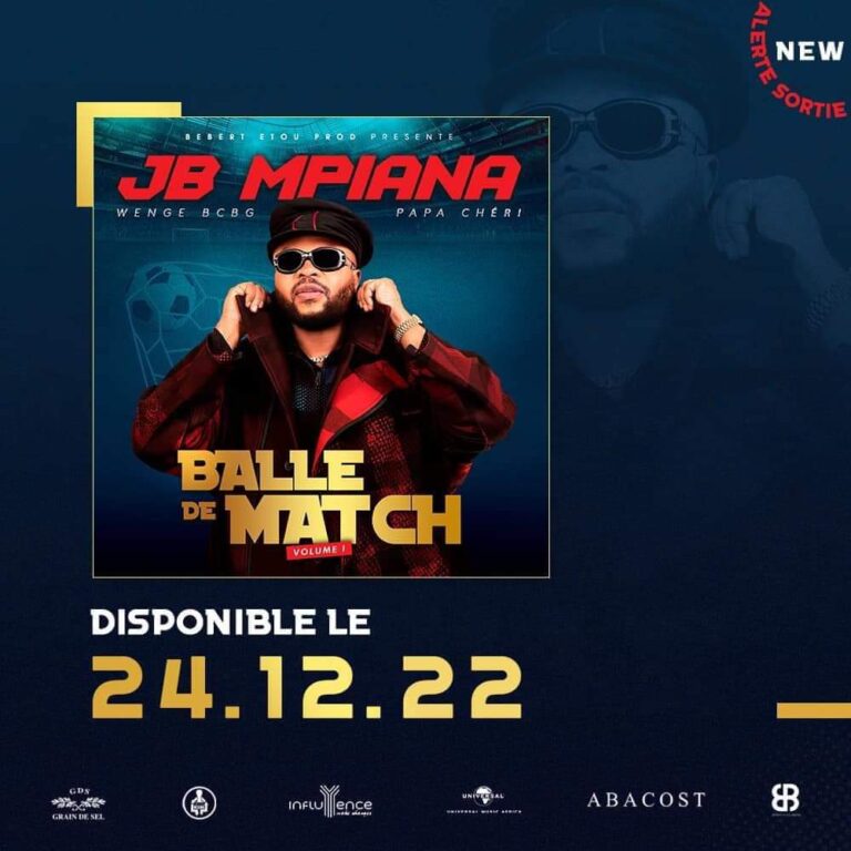 JB Mpiana dévoile enfin la date de sortie de l&rsquo;album « Balle de Match »