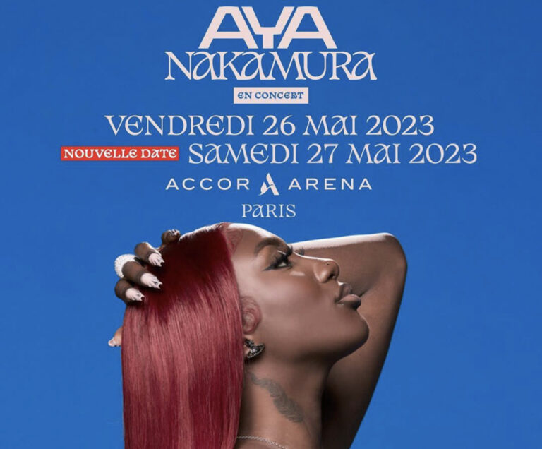 Aya Nakamura remplit 2 dates à l’accor Arena en quelques heures !