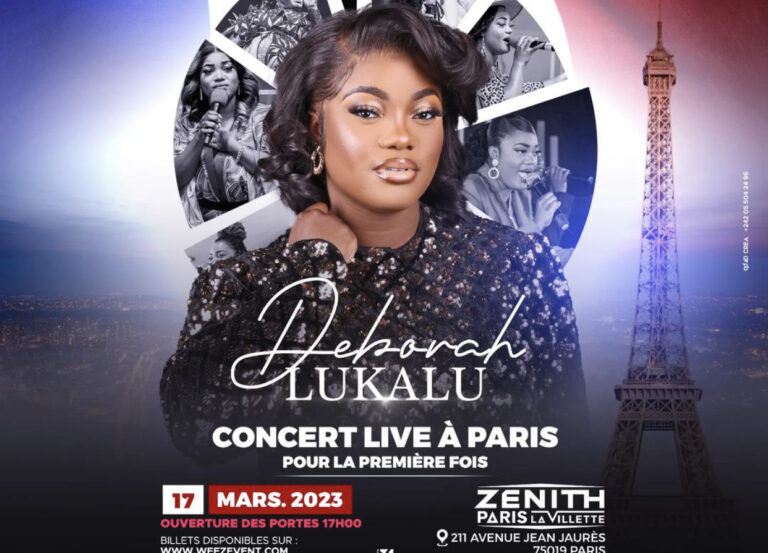 Déborah Lukalu en concert live au Zénith de Paris ce 17 mars