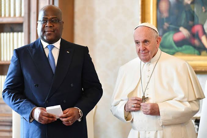 « Retirez vos mains de la RDC, Retirez vos mains de l’Afrique! Cessez d’étouffer l’Afrique… » le message poignant du souverain pontife