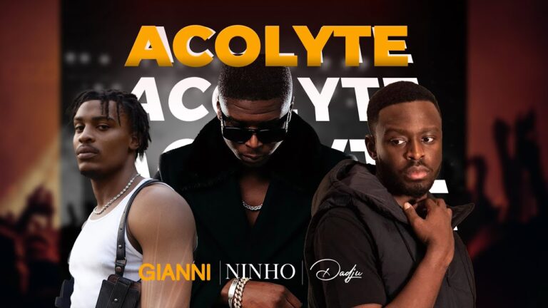 Gianni propose le visuel d’Acolyte en feat avec Dadju & Ninho 