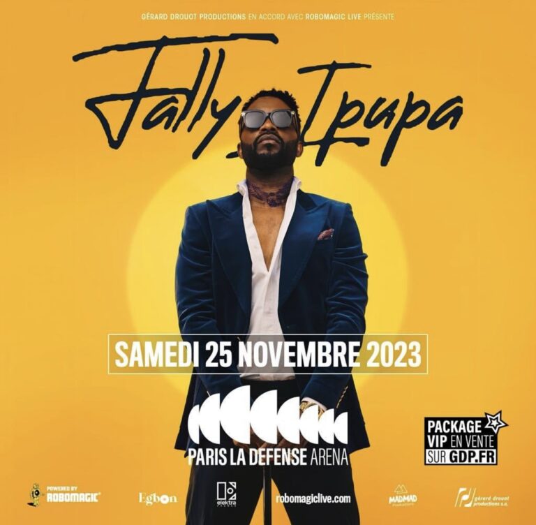 Fally Ipupa : Un premier concert à Paris La Défense Arena annoncé en novembre 2023 !