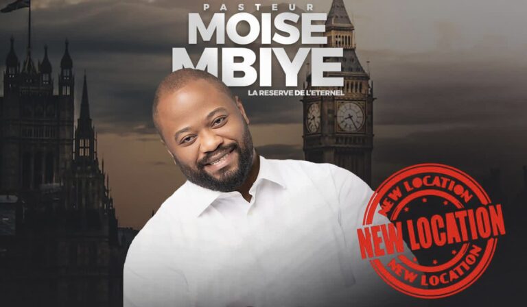Moise Mbiye : changement de localisation pour son concert live à Londres