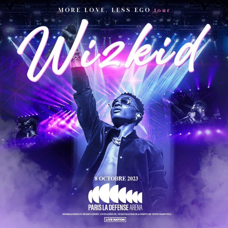 Wizkid s&rsquo;ajoute à la liste des grands artistes africains attendus à Paris La Défense Arena