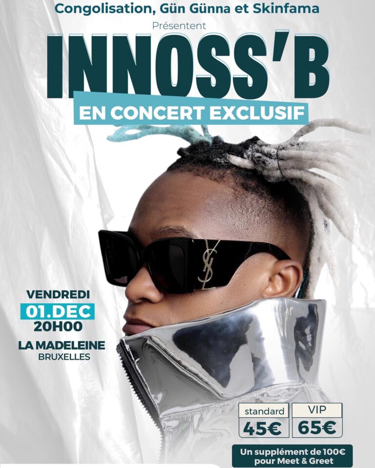 Innoss&rsquo;B en grand concert le 1ᵉʳ décembre prochain à Bruxelles