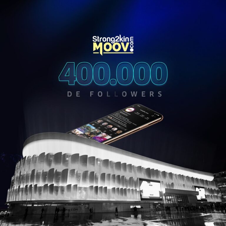Strong2Kin Moov dépasse la barre de 400.000 abonnés sur Instagram !