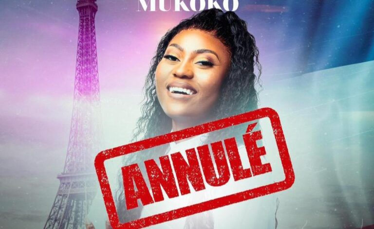 Faveur Mukoko, son 1er concert live en France prévu à l&rsquo;espace Grand Paris est annulé !