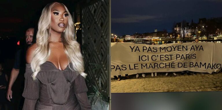 Victime d&rsquo;une banderole raciste, Aya Nakamura reagit : « Vous pouvez être raciste, mais pas sourd. C’est ça qui vous fait mal… »