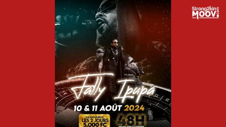 Fally Ipupa dévoile le prix du ticket de son double concert au Stade des Martyrs !