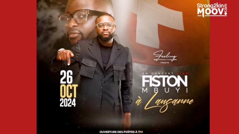 Fiston Mbuyi en concert live exceptionnel à Lausanne le 26 octobre 2024 !
