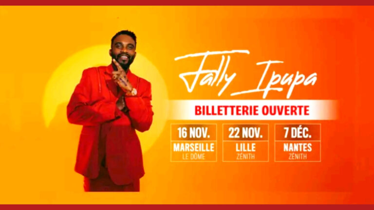 Fally Ipupa lance la billetterie de ses concerts à Marseille, Lille et Nantes !
