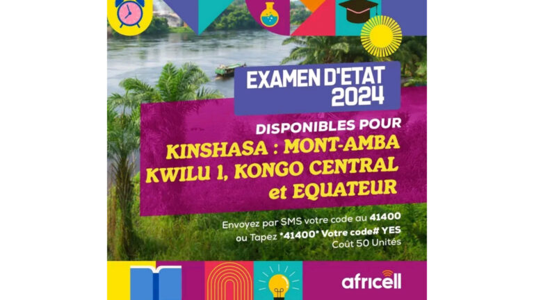 Les résultats de l&rsquo;examen d&rsquo;État 2024 pour Kinshasa et 4 autres provinces sont consultables chez Africell
