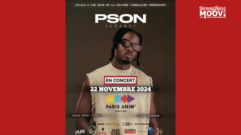 Pson Zubaboy en concert explosif au Paris ANIM&rsquo; le 22 novembre prochain