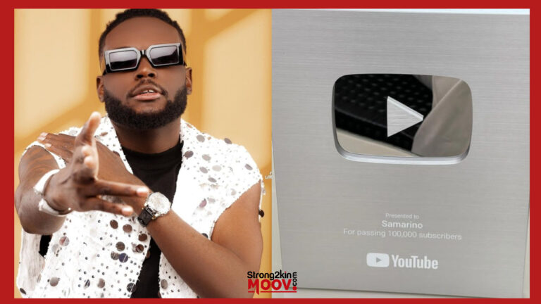SAMARINO dépasse le cap de 100 000 abonnés et recoit une récompense YouTube