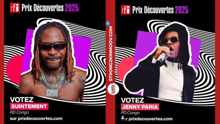 Suintement et Jenny Paria parmi les finalistes du Prix Découvertes RFI 2025 : votez pour les artistes congolais !