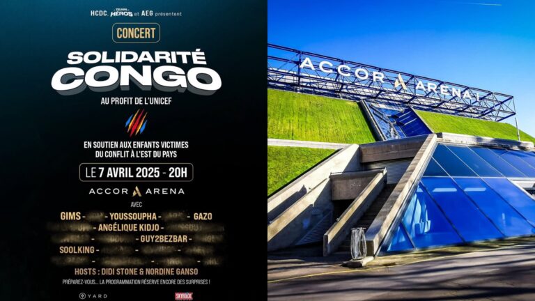 Concert Caritatif SOLIDARITÉ CONGO à l’Accor Arena