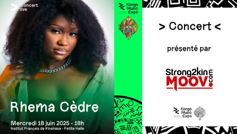 Rhema Cèdre en concert au Kongo Music Expo : une soirée de feu à la Halle de la Gombe