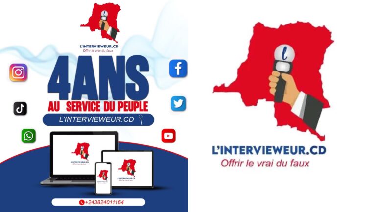 RDC | Le média en ligne congolais L&rsquo;intervieweur.cd fête ses 4 ans d&rsquo;existence [ Intégralité ]