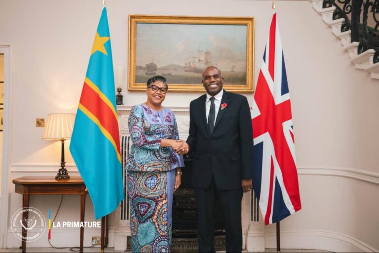 Londres : Judith Suminwa consolide les relations RDC–Royaume-Uni