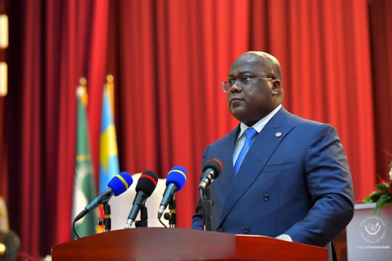 RDC – Discours de l&rsquo;Etat de la nation : Tshisekedi fustige la reprise des attaques rwandaises malgré les engagements pris à Washington