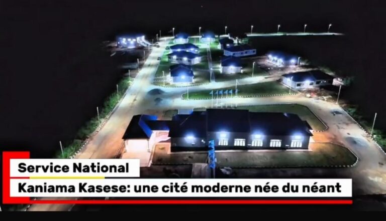 RDC : “Mandala City”, une cité moderne érigée par le Service national à Kaniama Kasese