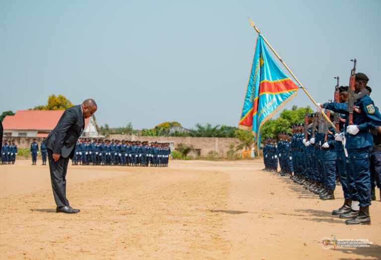 RDC : 720 nouveaux policiers bientôt déployés dans les unités opérationnelles