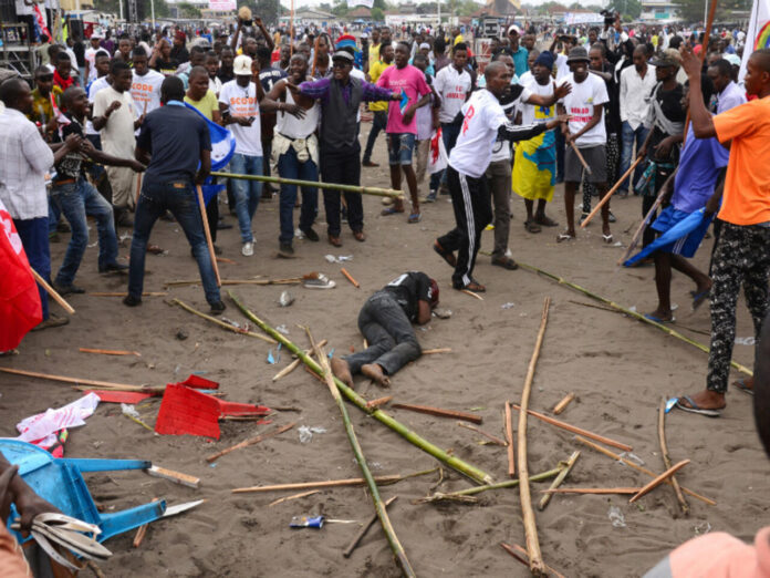 RDC-Heurts-Manifestation