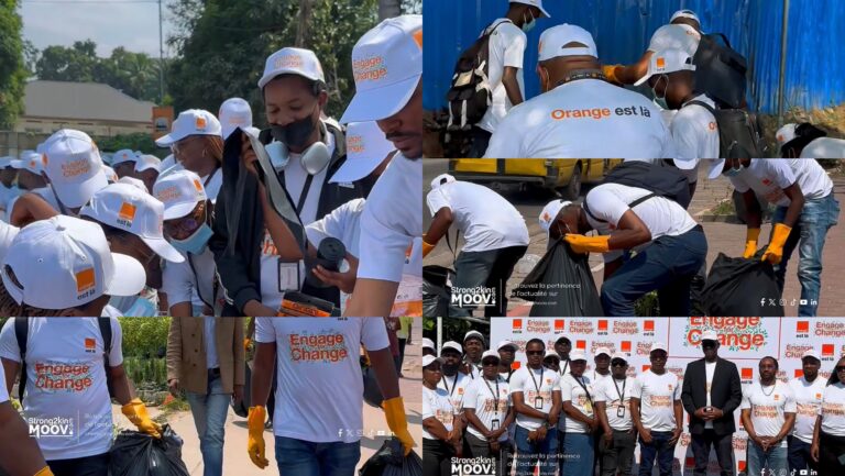 Orange RDC renforce son engagement écologique avec une opération de collecte des déchets à Kinshasa