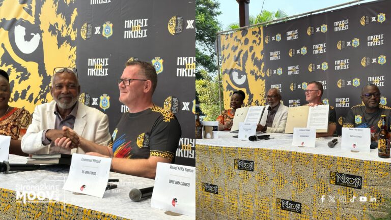 Bracongo et la FECOFA officialisent un partenariat entre Nkoyi et les Léopards pour la Coupe du monde